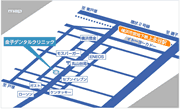 金子デンタルクリニック案内図